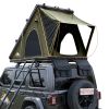 Explorer Rooftop Tent Hardshell with Luggage Racks&Replaceable Netting Rain Curtains, Truck Bed Tent for Camping, Pop Up Roof Top Tents for Truck Jeep