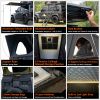 Explorer Plus Rooftop Tent Hardshell with Side Awning, Air Conditioner Outlet with Bracket, Luggage Racks&Replaceable Netting Rain Curtain, Truck Bed